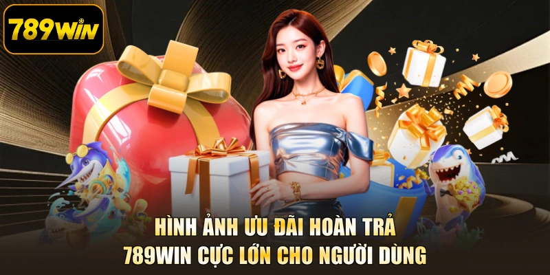 Hình ảnh ưu đãi hoàn trả 789WIN cực lớn cho người dùng